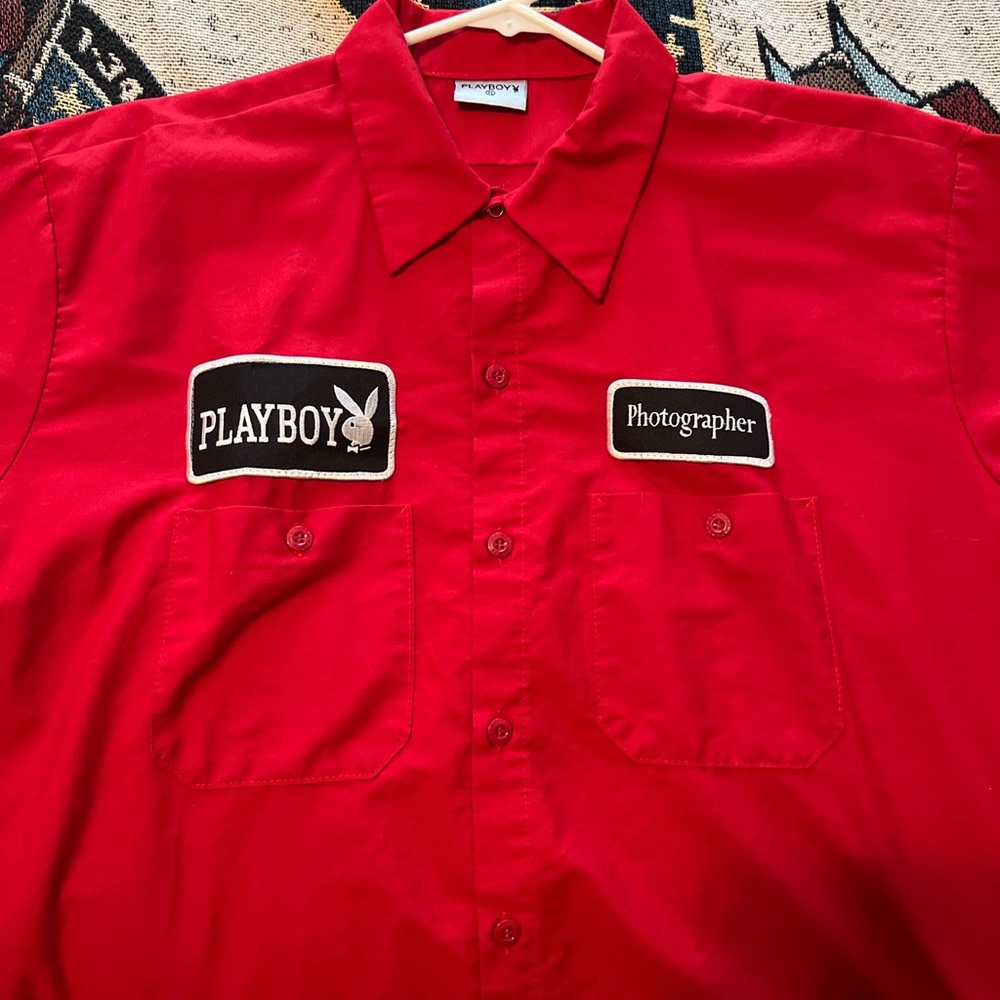 Vintage Playboy Photographer Buttondown Shirt